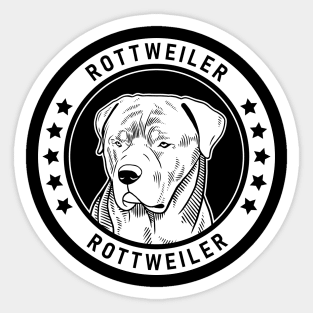 Rottweiler Fan Gift Sticker